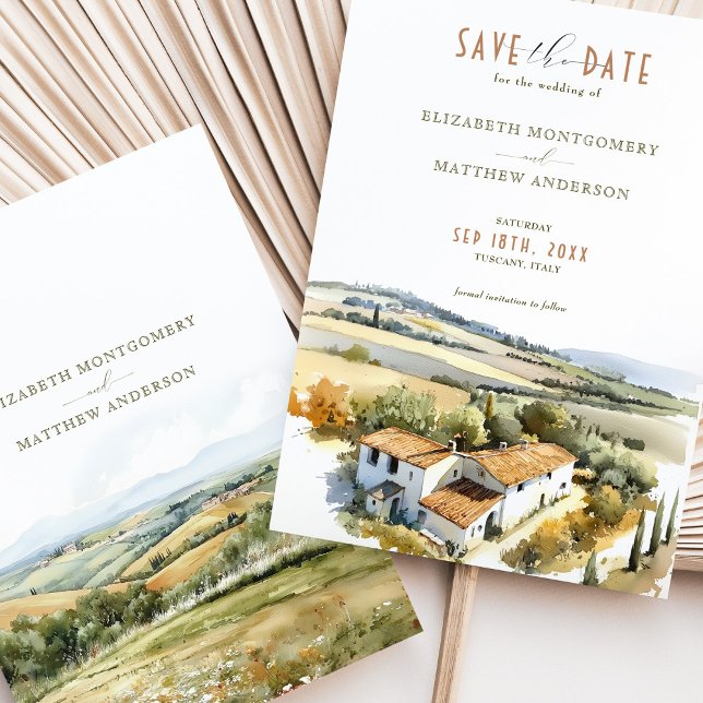 Save The Date Country Relais & Spa Le Capanne Invitation (Creator Uploaded)