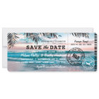 Save the Date Couples Shower Tropical Beach