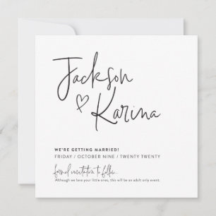 SAVE THE DATE custom design for Jackson & Karina Invitation