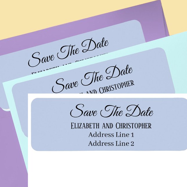 Save The Date Custom Name Return Address (Creator Uploaded)