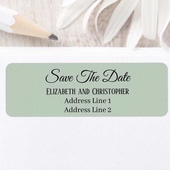 Save The Date Custom Name Return Address (Creator Uploaded)