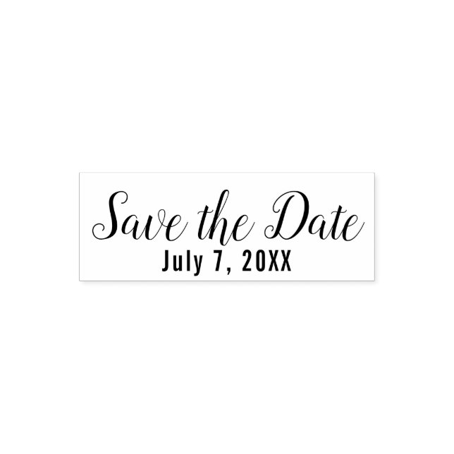 Save the Date Custom Wedding Engagement Self-inking Stamp (Design)