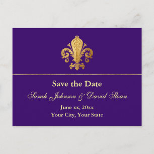 Save the Date Customisable Announcement Postcard