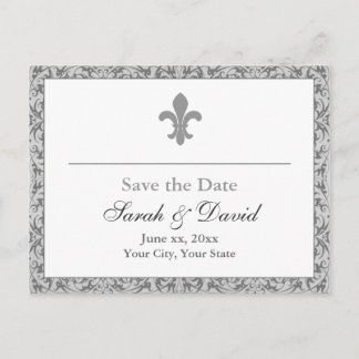 Save the Date Customisable Announcement Postcard