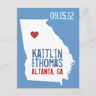 Save the Date - Customisable - Georgia