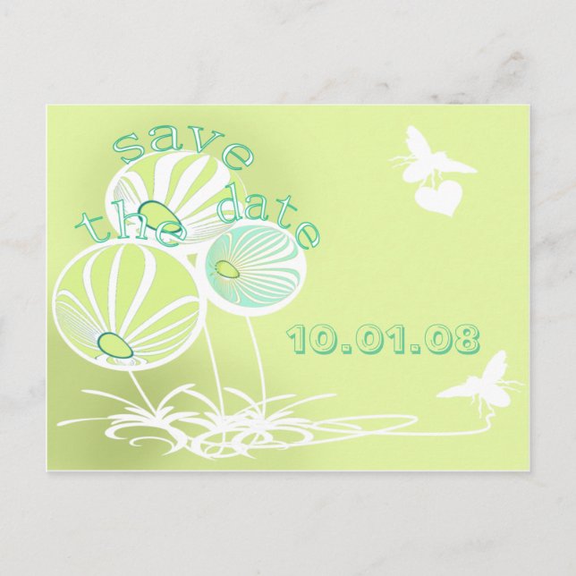 Save The Date - - - - - - Customised Announcement Postcard (Front)