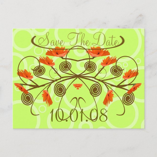 Save the Date - Customised - Customised Announcement Postcard (Front)
