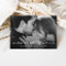 Save the Date | Delicate Script Photo and QR Code