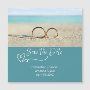 Save the Date Destination Beach Wedding
