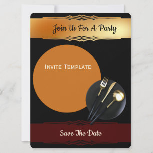 Save the date- Dinner Party Invitation