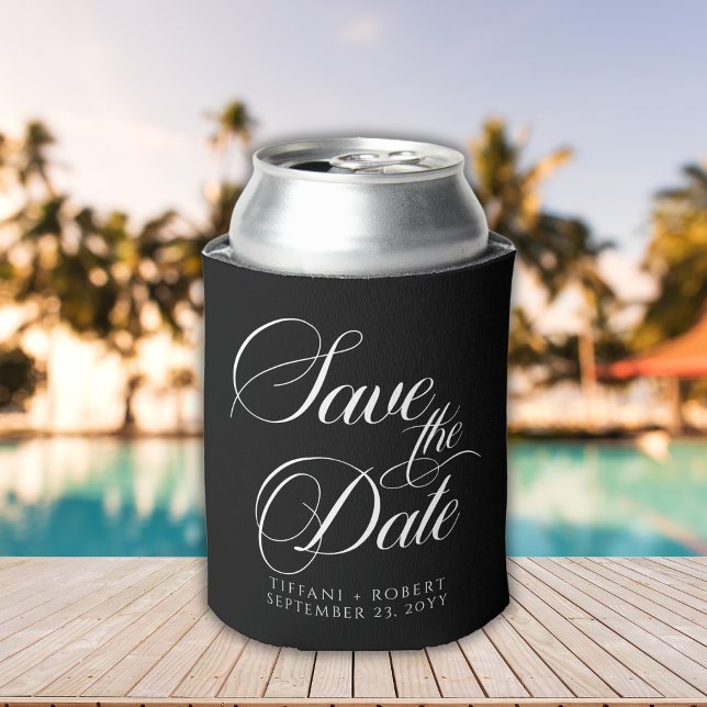 Save the Date Editable Colours Modern Minimalist   Can Cooler (Creator Uploaded)