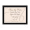 Save the Date Elegant Monogram Black Postcard