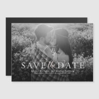Save the date elegant photo