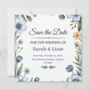 "Save the Date" Elegant Wedding Invitation