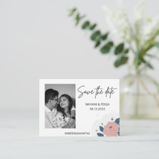 Save the date enclosure card