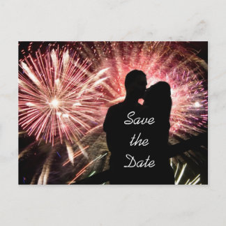 Save the Date Engagement Wedding Announcement Postcard