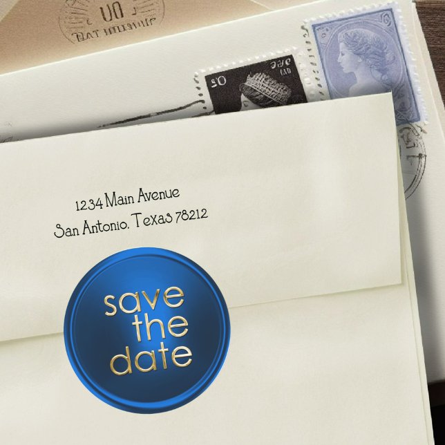 Save the Date Envelope Seal (Creator Uploaded)