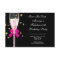 Save The Date Fabulous 40 Hot Pink Gold Bubbles