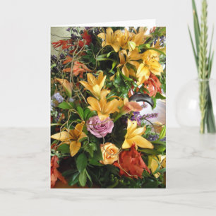 Save-the-Date/Fall Wedding Bouquet Announcement