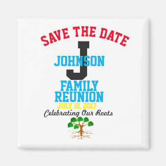 Save The Date Family Reunion Any Name, Any Date - Magnet