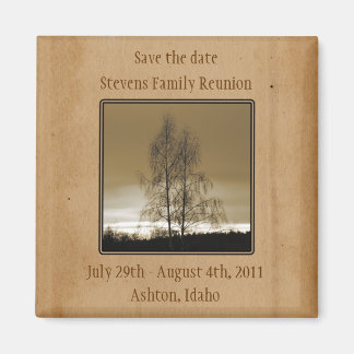 Save the Date Family Reunion Magnet