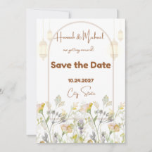 Save the Date Farmhouse Card