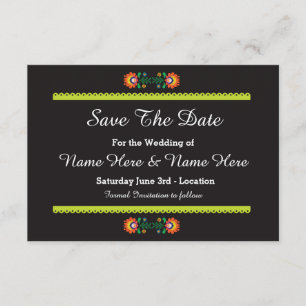Save The Date Fiesta Mexican Wedding Invites
