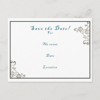 save the date fill in blank- postcard style