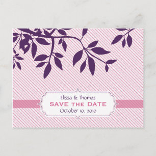 SAVE THE DATE :: fine 5 Announcement Postcard