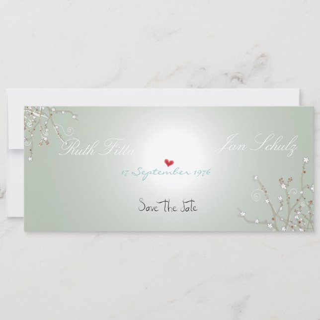 Save the date fine-art paper embossed class love (Front)