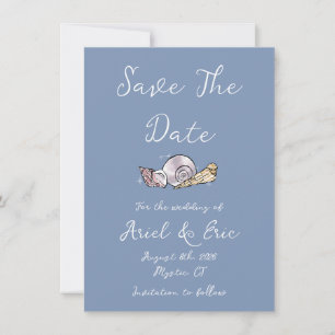 Save The Date Flat Announcement Card