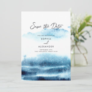 Save The Date Flat Card for a Boho Chic Wedding.