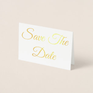 Save The Date Foil Card