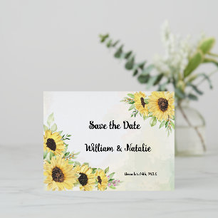 Save the Date Foil Invitation Postcard