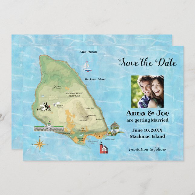 Save the Date for Mackinac Island (Front/Back)