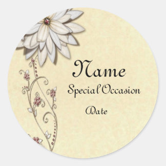 Save the Date for Special Occasion Classic Round Sticker
