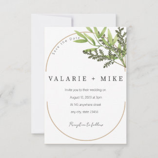 Save the date for wedding 