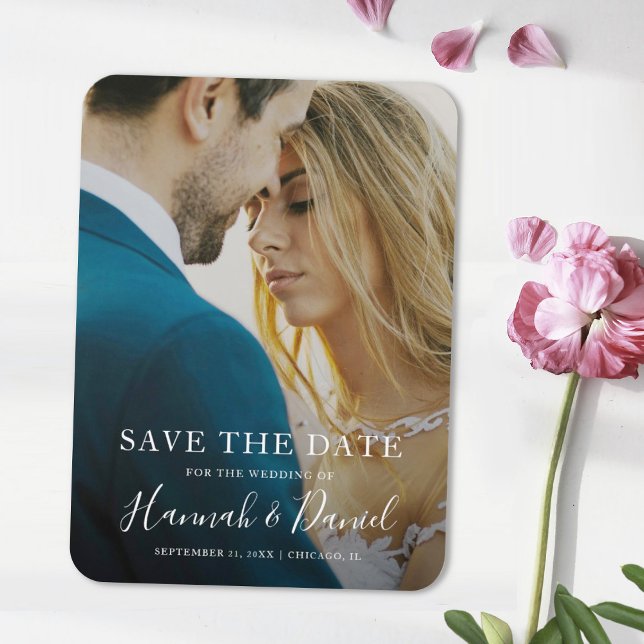 Save the Date Fridge Magnets with Photo (Creator Uploaded)