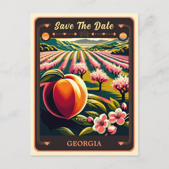 Save the Date | Georgia Invitation Postcard (Front)