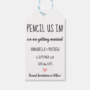 Save The Date Gift Tags