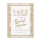 Save the Date Gold and White - Bridal Shower