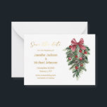 save the date gold script christmas vintage card<br><div class="desc">background by freepik.com
save the date gold handwriting, watercolor christmas vintage  card</div>
