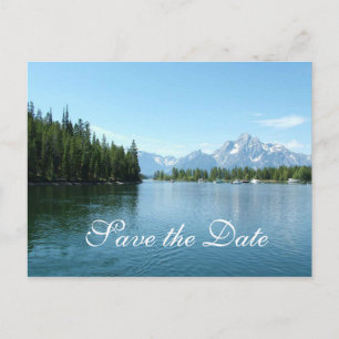 Save the Date, Grand Teton National Park Announcement Postcard