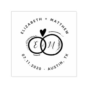 save the date handwritten wedding Rubber Stamp