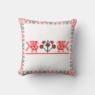 Save the Date Happiness Couple Cross-stitch birds Cushion