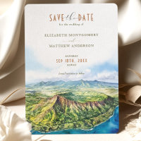 Save The Date Hawaii Destination Wedding