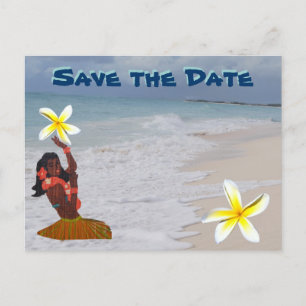 Save the Date Hawaii  Postcard