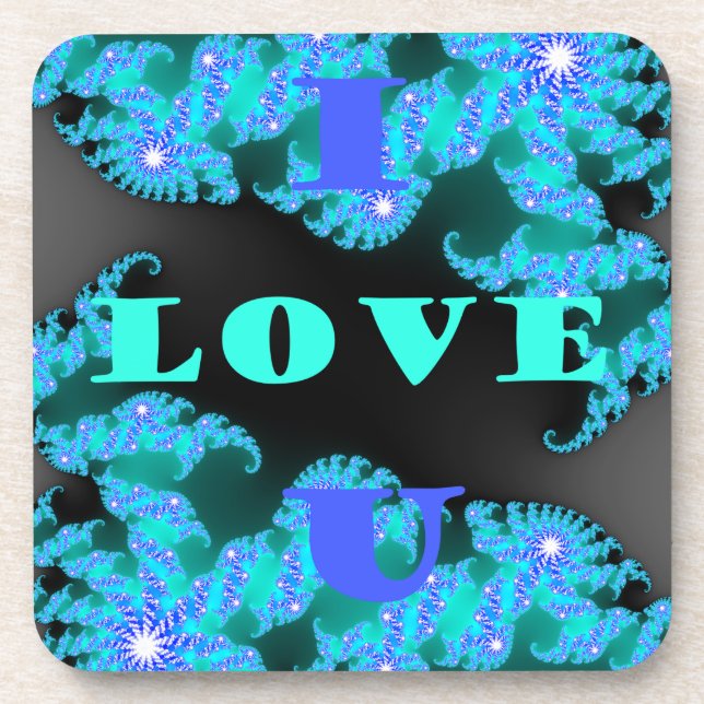 Save The Date I Love You.png Coaster (Front)
