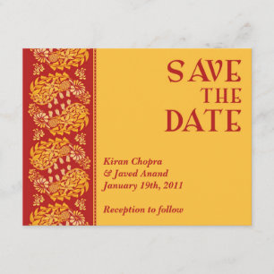 Save the Date Indian Announcement