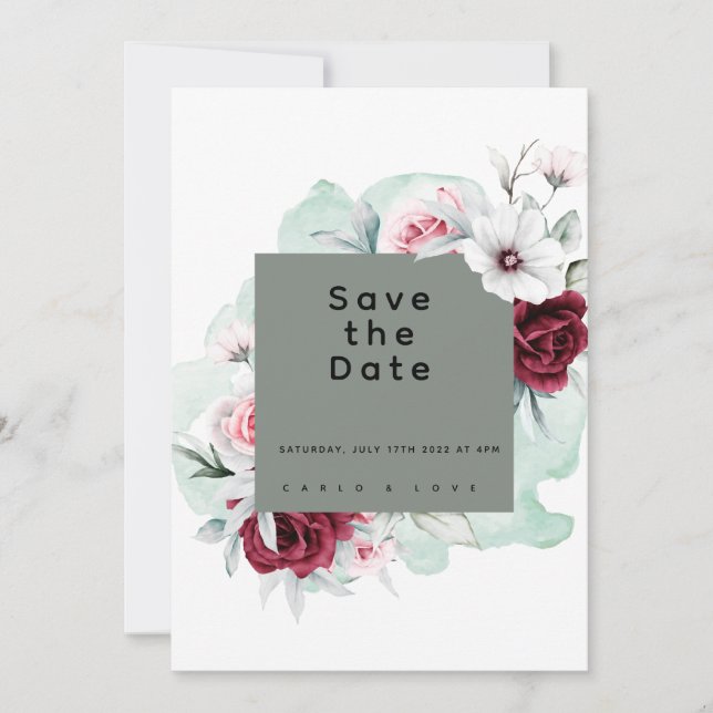 Save the date invitation (Front)